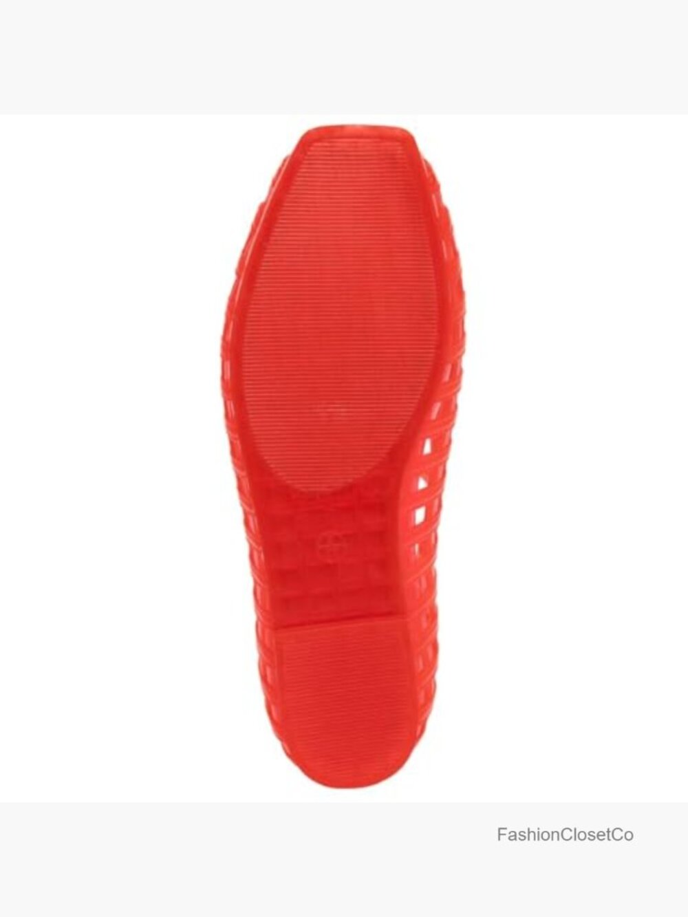 Caged Lattice Jelly Mary Jane Flats with Crown Charm, Breathable Summer Shoes - Picture 6 of 7